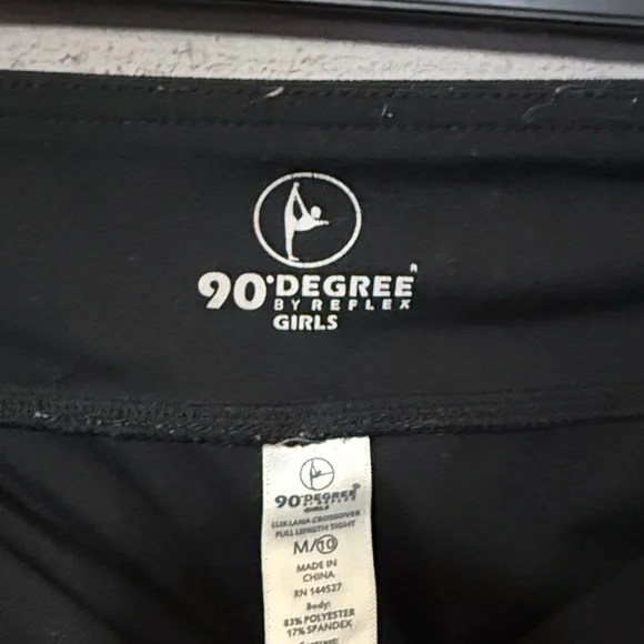 90 Degree By Reflex Black Leggings Set - Picture 2 of 4